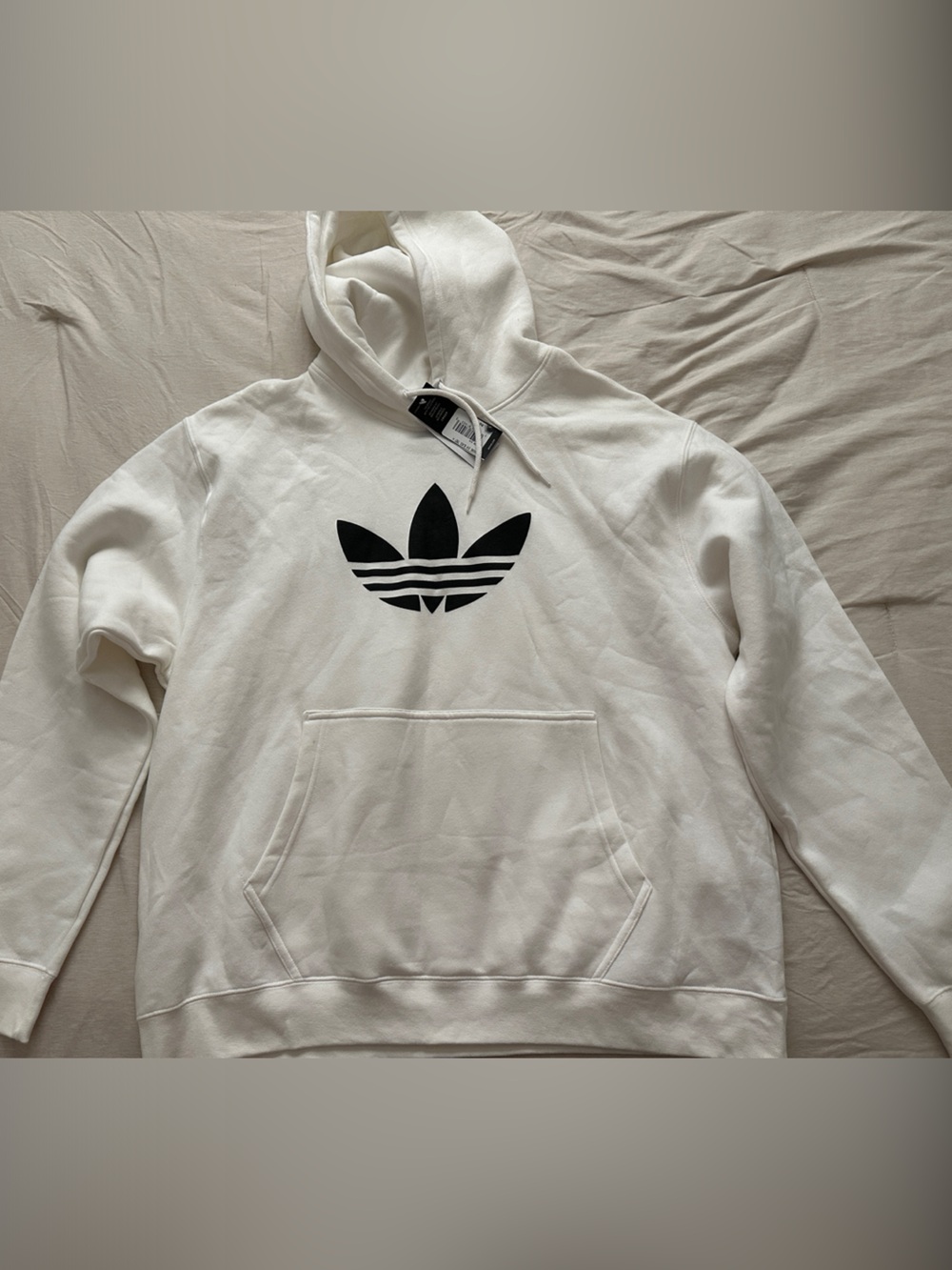 Adidas White Hoodie Men’s 2XL